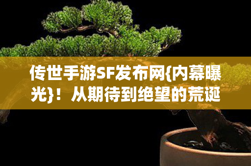 从期待到绝望的荒诞之旅图片