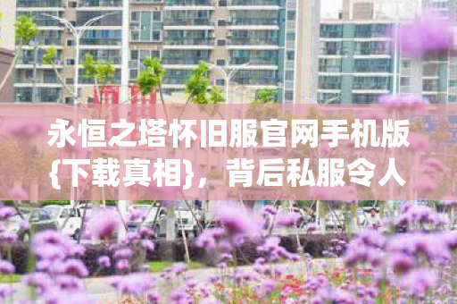 永恒之塔怀旧服官网手机版{下载真相}，背后私服令人发凉