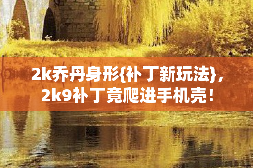 2k乔丹身形{补丁新玩法},2k9补丁竟爬进手机壳! 2k乔丹身形{补丁新玩法},2k9补丁竟爬进手机壳!