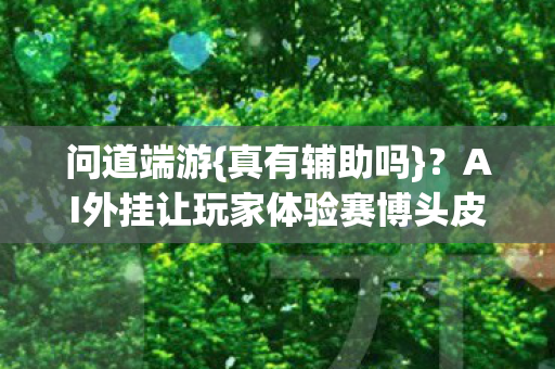 问道端游{真有辅助吗}？AI外挂让玩家体验赛博头皮发麻