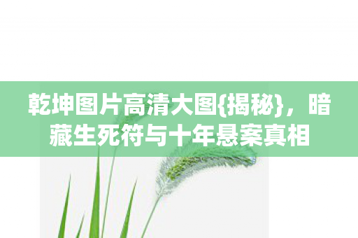 乾坤图片高清大图{揭秘},暗藏生死符与十年悬案真相 乾坤图片高清大图{揭秘},暗藏生死符与十年悬案真相