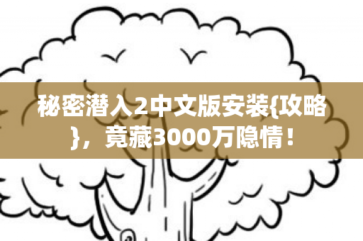 秘密潜入2中文版安装图片
