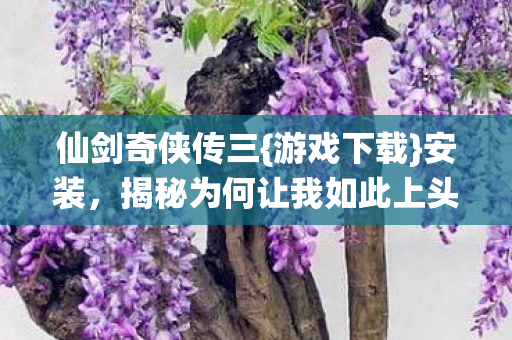 仙剑奇侠传三{游戏下载}安装,揭秘为何让我如此上头? 仙剑奇侠传三{游戏下载}安装,揭秘为何让我如此上头?