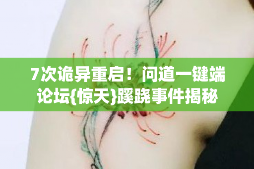 问道一键端论坛图片