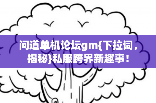 问道单机论坛gm图片