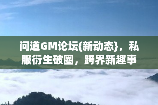 问道GM论坛图片