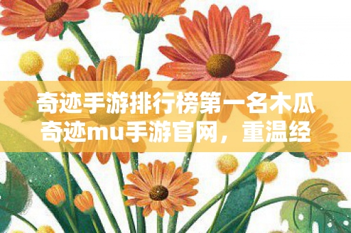 奇迹手游排行榜第一名木瓜奇迹mu手游官网图片