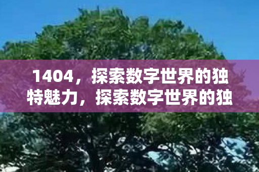 探索数字世界的独特魅力图片