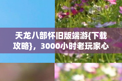 3000小时老玩家心酸自曝图片