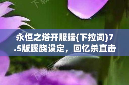 永恒之塔开服端{下拉词}7.5版蹊跷设定,回忆杀直击老玩家心 永恒之塔开服端{下拉词}7.5版蹊跷设定,回忆杀直击老玩家心
