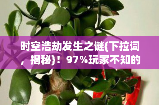 玩家不知的机制解析图片