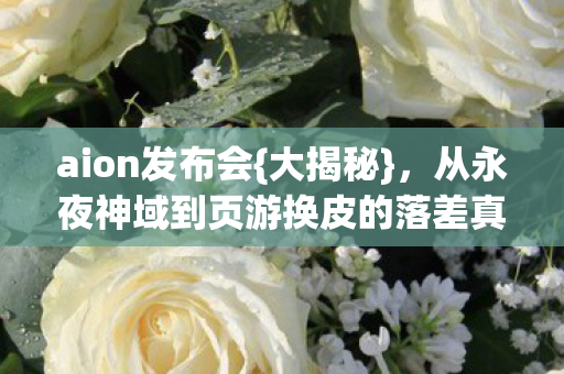 从永夜神域到页游换皮的落差真相图片