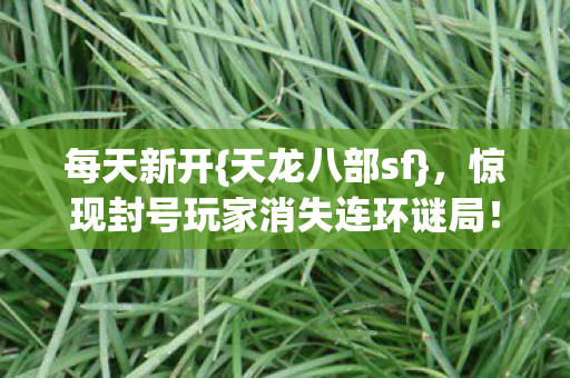 惊现封号玩家消失连环谜局图片