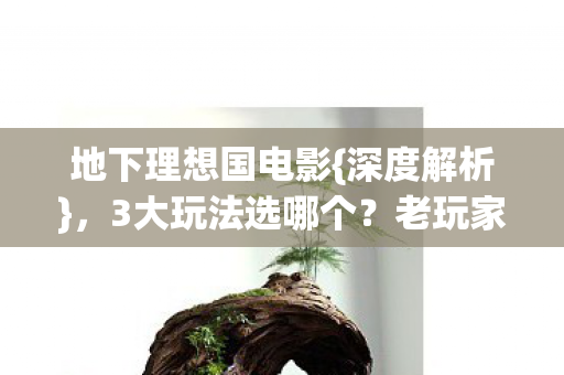 地下理想国电影图片