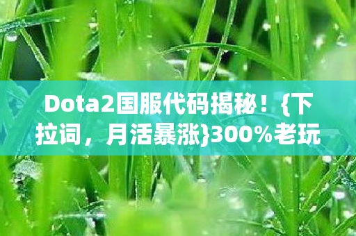 Dota2国服代码揭秘图片