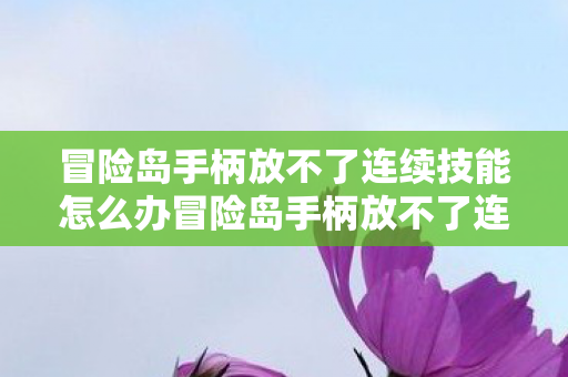 冒险岛手柄放不了连续技能怎么办冒险岛手柄放不了连续技能，原因与解决方案，冒险岛手柄技能释放问题，原因分析与解决方案