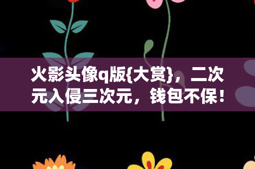 二次元入侵三次元图片