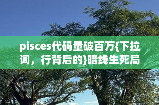 pisces代码量破百万图片