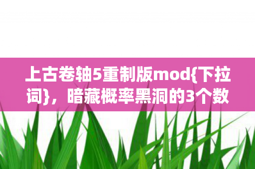 上古卷轴5重制版mod图片