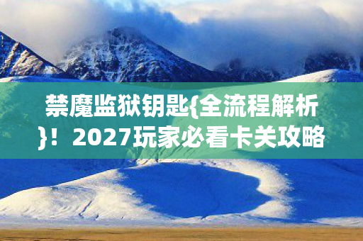 2027玩家必看卡关攻略图片