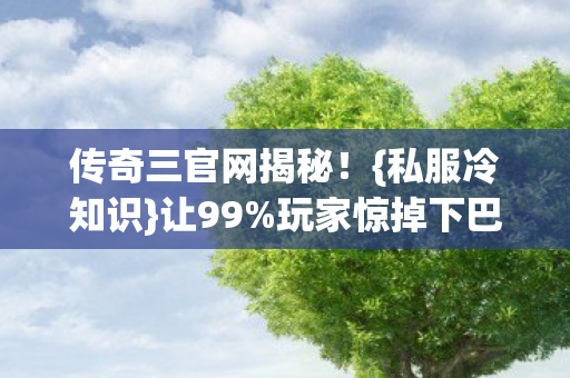 传奇三官网揭秘图片