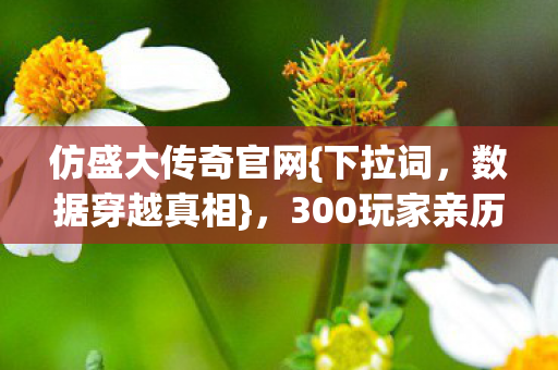 300玩家亲历惊爆内幕图片