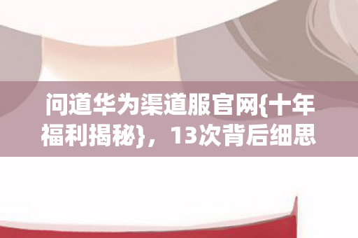 问道华为渠道服官网图片