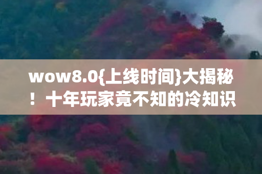 十年玩家竟不知的冷知识图片