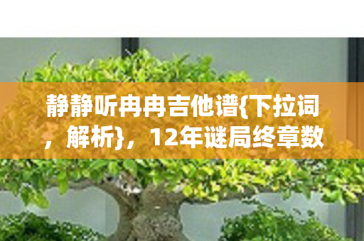 12年谜局终章数据星火燃尽图片