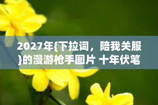 的漫游枪手图片 十年伏笔今忆鼻酸图片