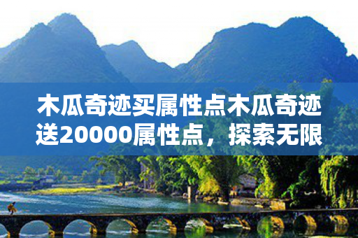 木瓜奇迹买属性点木瓜奇迹送20000属性点图片