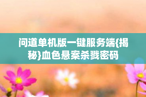 问道单机版一键服务端图片