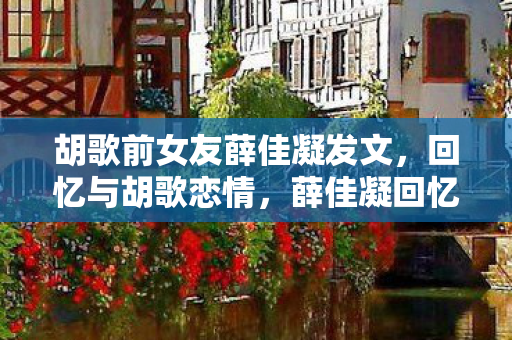 胡歌前女友薛佳凝发文图片