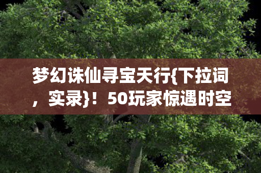50玩家惊遇时空裂隙图片