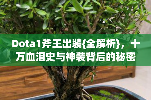 Dota1斧王出装{全解析},十万血泪史与神装背后的秘密 Dota1斧王出装{全解析},十万血泪史与神装背后的秘密
