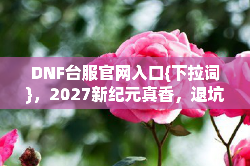 DNF台服官网入口图片