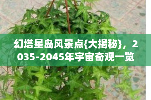 2045年宇宙奇观一览图片
