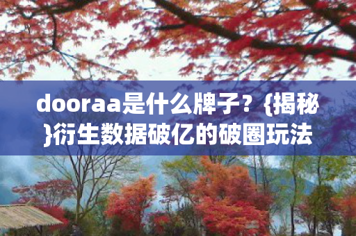 dooraa是什么牌子图片