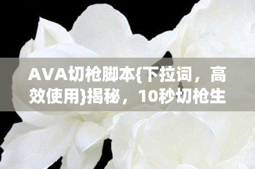 10秒切枪生死决图片