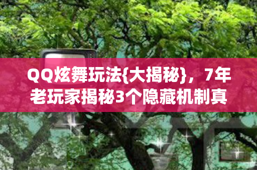 7年老玩家揭秘3个隐藏机制真相图片