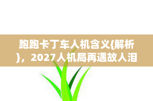 2027人机局再遇故人泪满襟图片