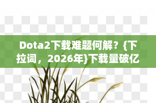 Dota2下载难题何解图片