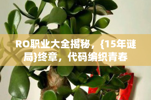 RO职业大全揭秘图片