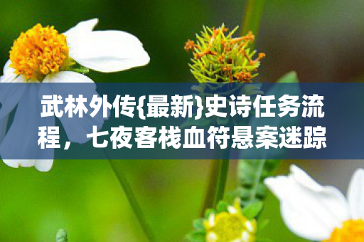七夜客栈血符悬案迷踪图片