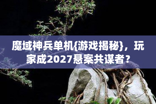 玩家成2027悬案共谋者图片