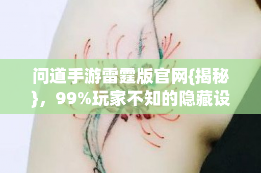 问道手游雷霆版官网图片
