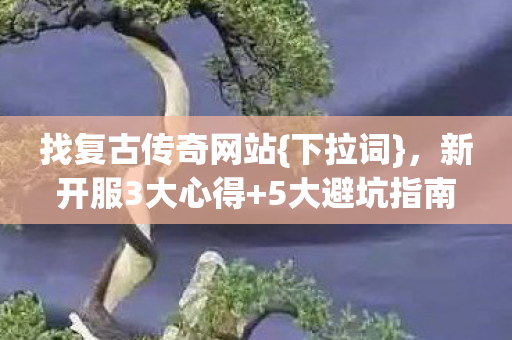 找复古传奇网站图片