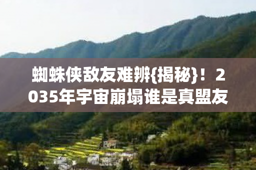 蜘蛛侠敌友难辨{揭秘}!2035年宇宙崩塌谁是真盟友 蜘蛛侠敌友难辨{揭秘}!2035年宇宙崩塌谁是真盟友