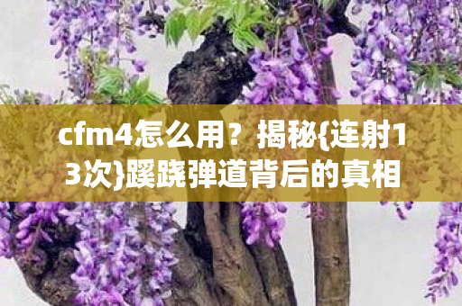 蹊跷弹道背后的真相图片