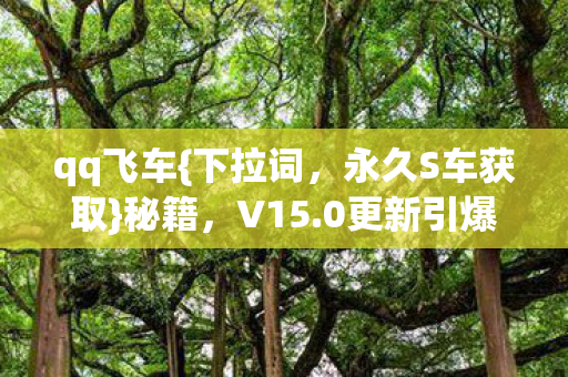 qq飞车{下拉词,永久S车获取}秘籍,V15.0更新引爆老玩家热情! qq飞车{下拉词,永久S车获取}秘籍,V15.0更新引爆老玩家热情!